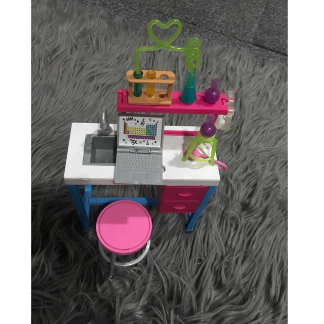 barbie science lab playset