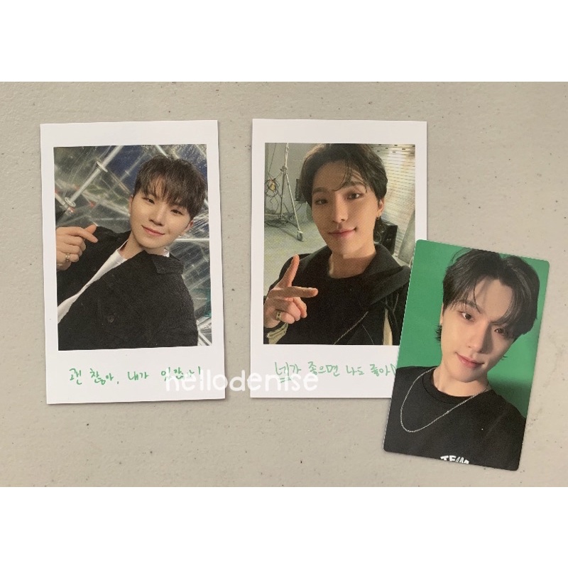 Seventeen Caratland 2022 Photocard Trading Cards (Woozi Dino) Shopee