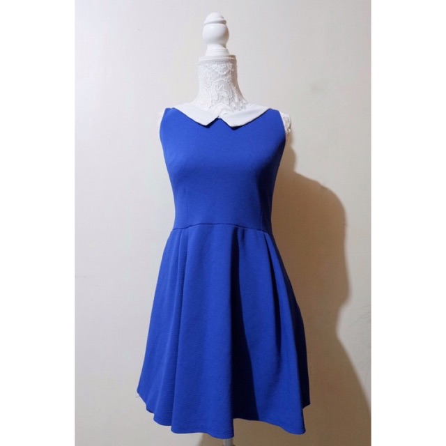 royal blue babydoll dress