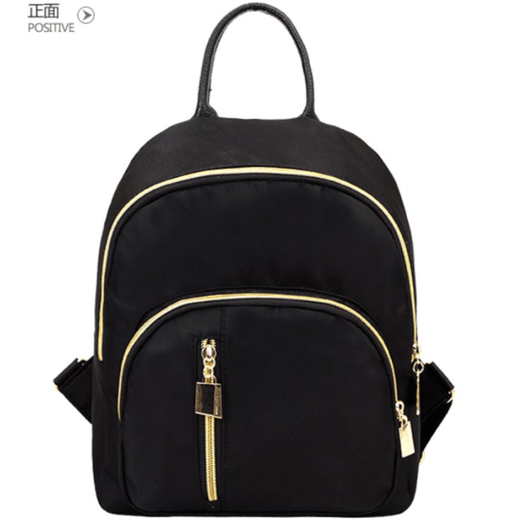 korean backpack black