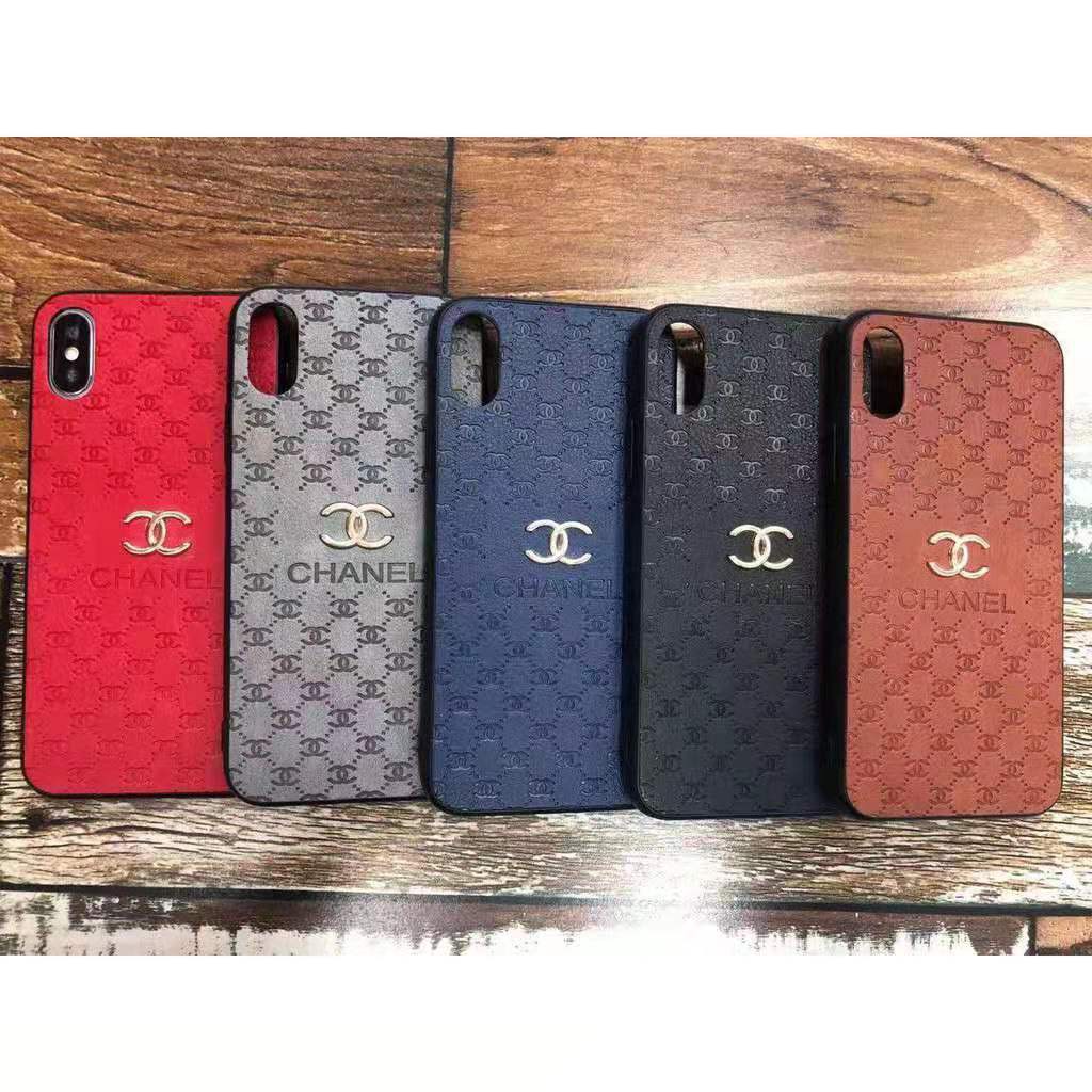 Cod Chanel Iphone 5g 6g 7g 8g 6 7 8 Xs Xr Xsmax Ip11 Ip11pro Ip11promax Fashion Leather Back Case Shopee Philippines