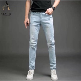GK# Light blue Jeans For Men Skinny Stretchable Pants