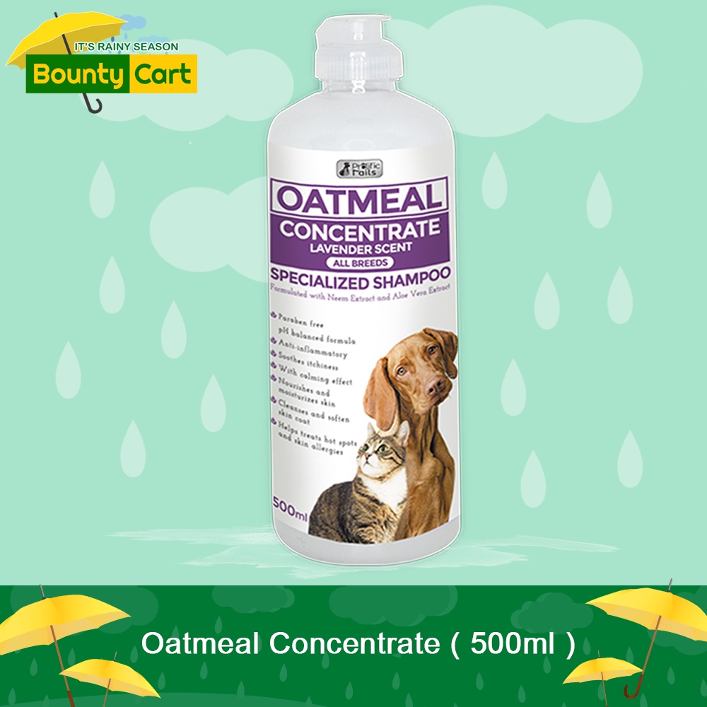 Oatmeal Concentrate 500ml Specialized Dog Shampoo for sensitive skin