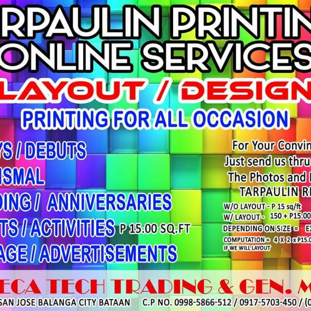 Tarpaulin sticker printing shopee philippines