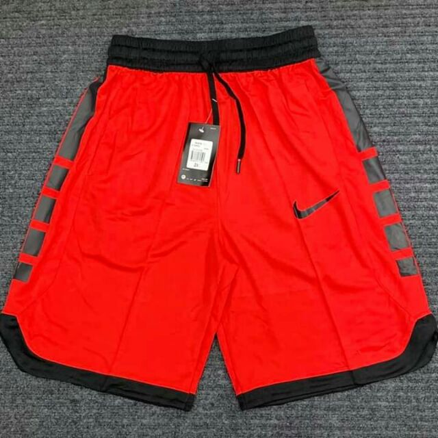 red nike dri fit shorts