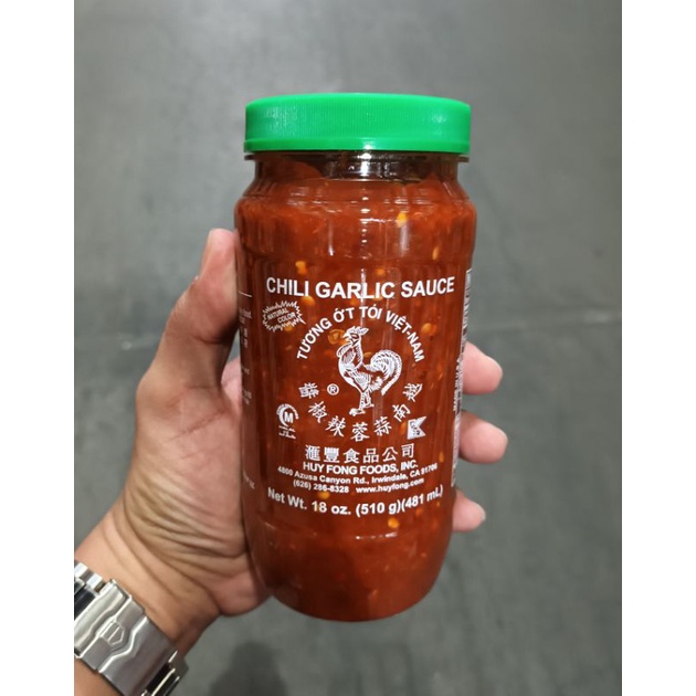 Huy Fong Chili Garlic Sauce 510g Shopee Philippines