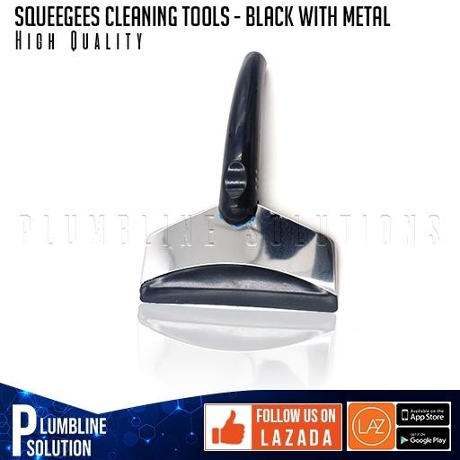 Squeegee Cleaning ToolsBlack with Metal Squeegees Plumbline Solution Shopee Philippines