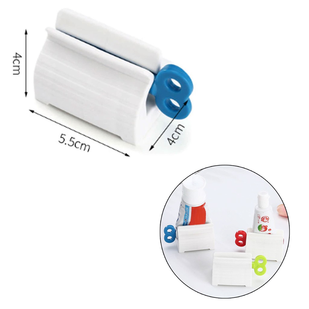 U1078 Standing Tube Toothpaste Squeezer (WhiteBlue) Shopee Philippines