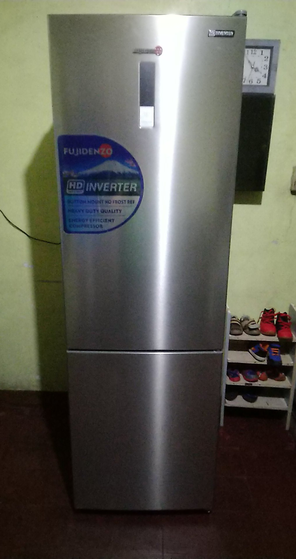 Fujidenzo 12 cu. ft. HD Inverter Bottom Mount No Frost Refrigerator IBM ...