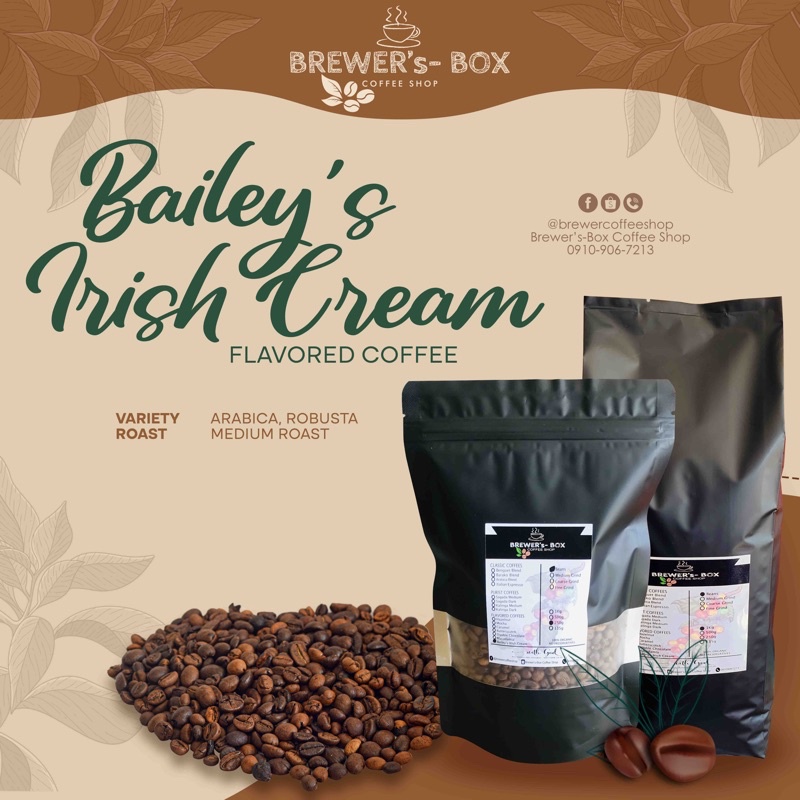 BAILEY’s IRISH CREAM COFFEE (Ground/Beans) Shopee Philippines
