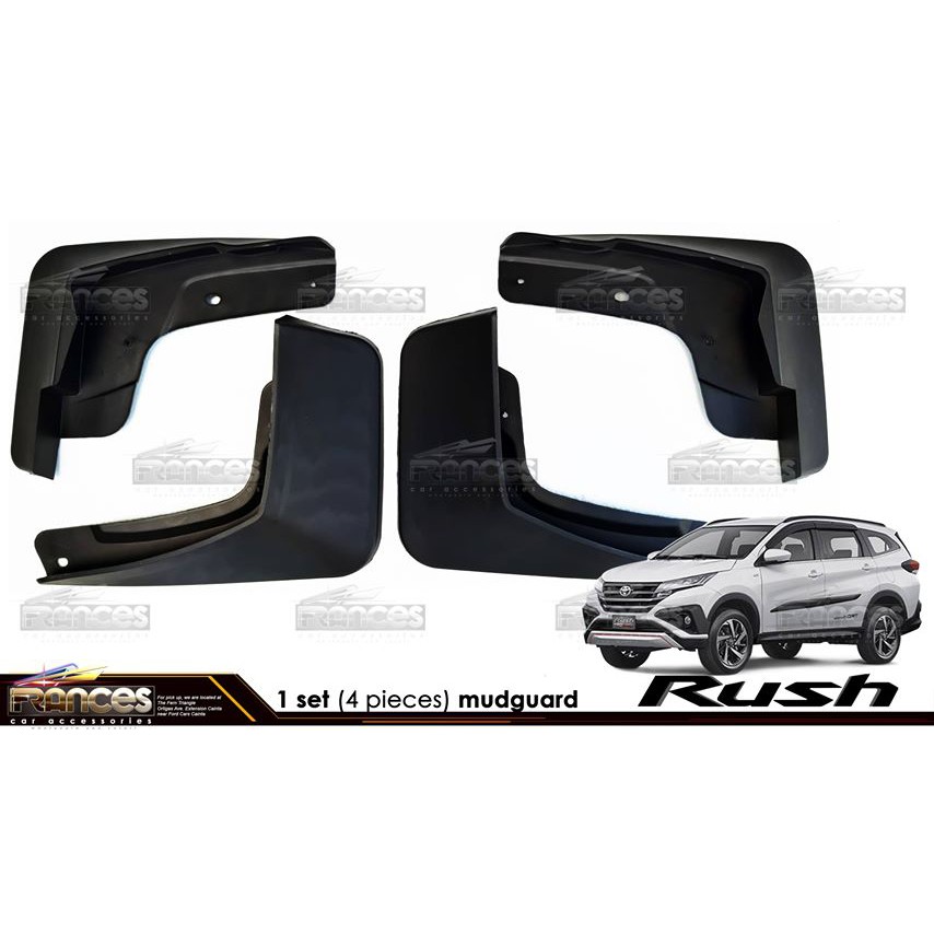 toyota rush mudguard