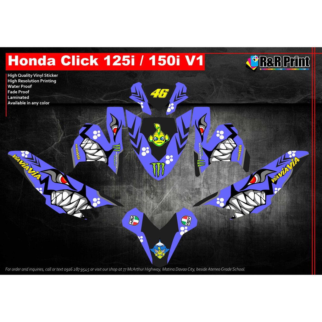 customized honda click 125i