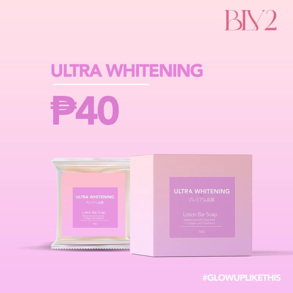 Authentic BLV2 Ultra Whitening Lotion Bar Soap Whitening + Scar Remover