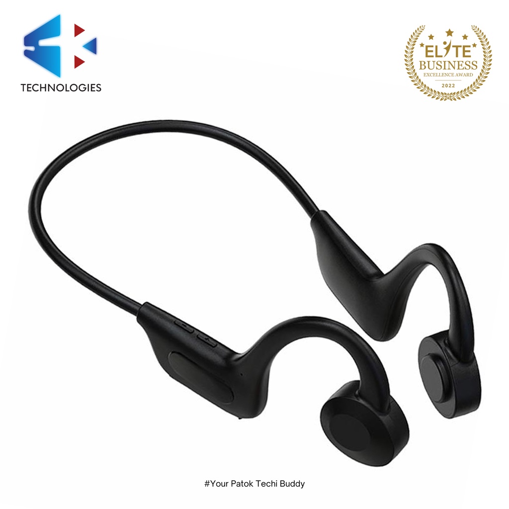 Q33 Bone Conduction Wireless Bluetooth 5.1 Neckband Headphone Calling ...