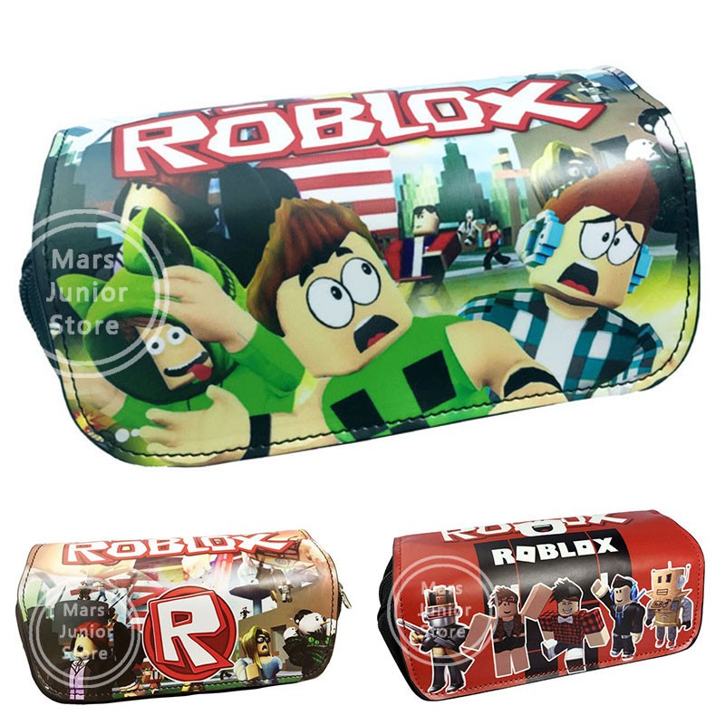 Game Roblox Cartoon 3d Student Multifunctional Pencil Case Pencil Bag Stationery Boxes Gift Shopee Philippines - qoo10 game roblox double zipper pencil bag multi function