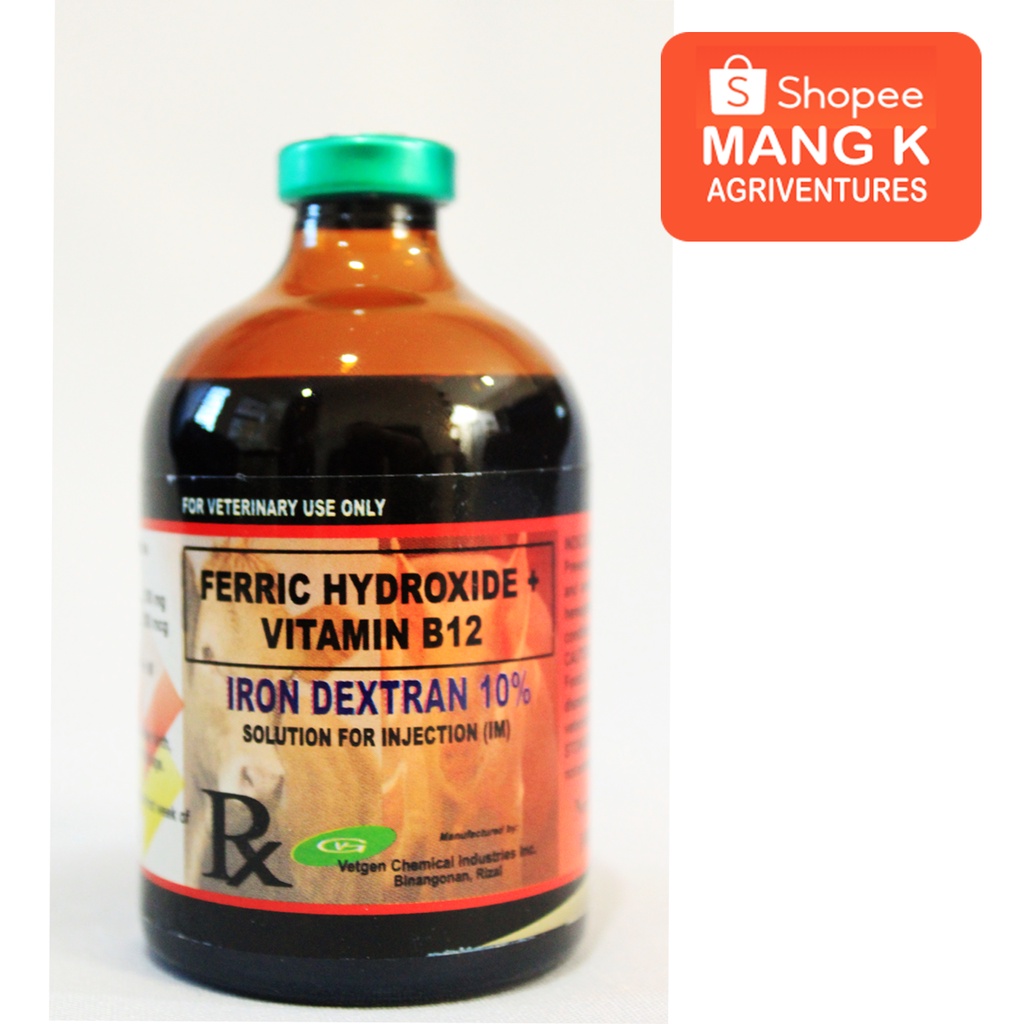 IRON DEXTRAN 10 Solution for Injection (IM) 100 ml Shopee Philippines