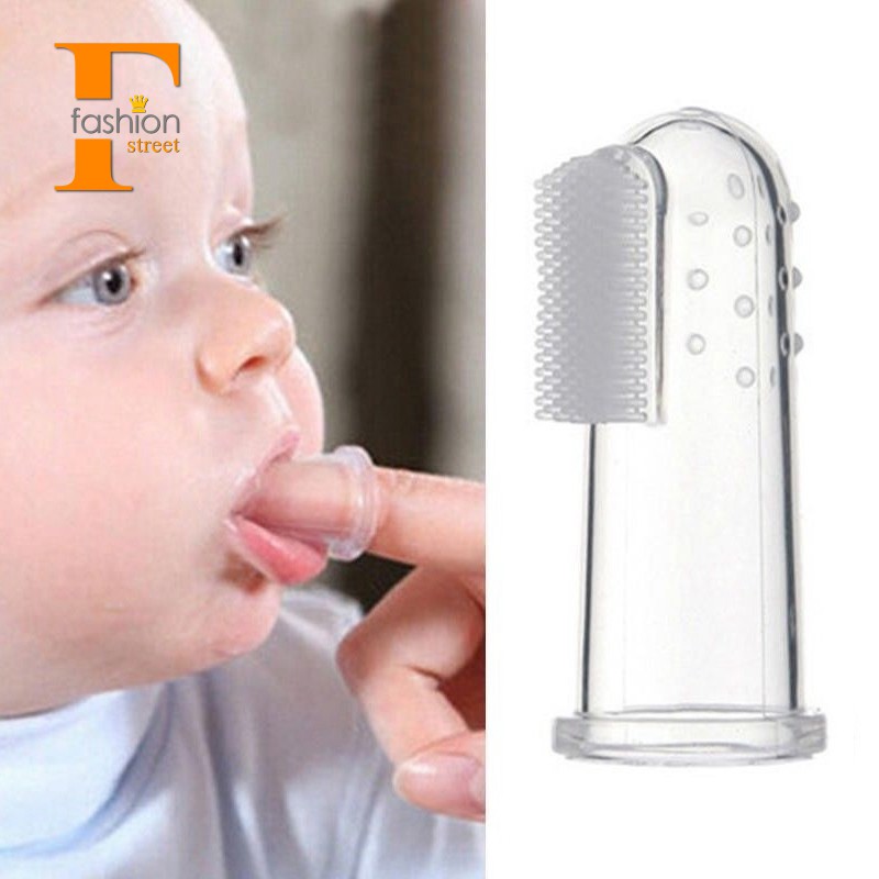 baby finger toothbrush gum massager