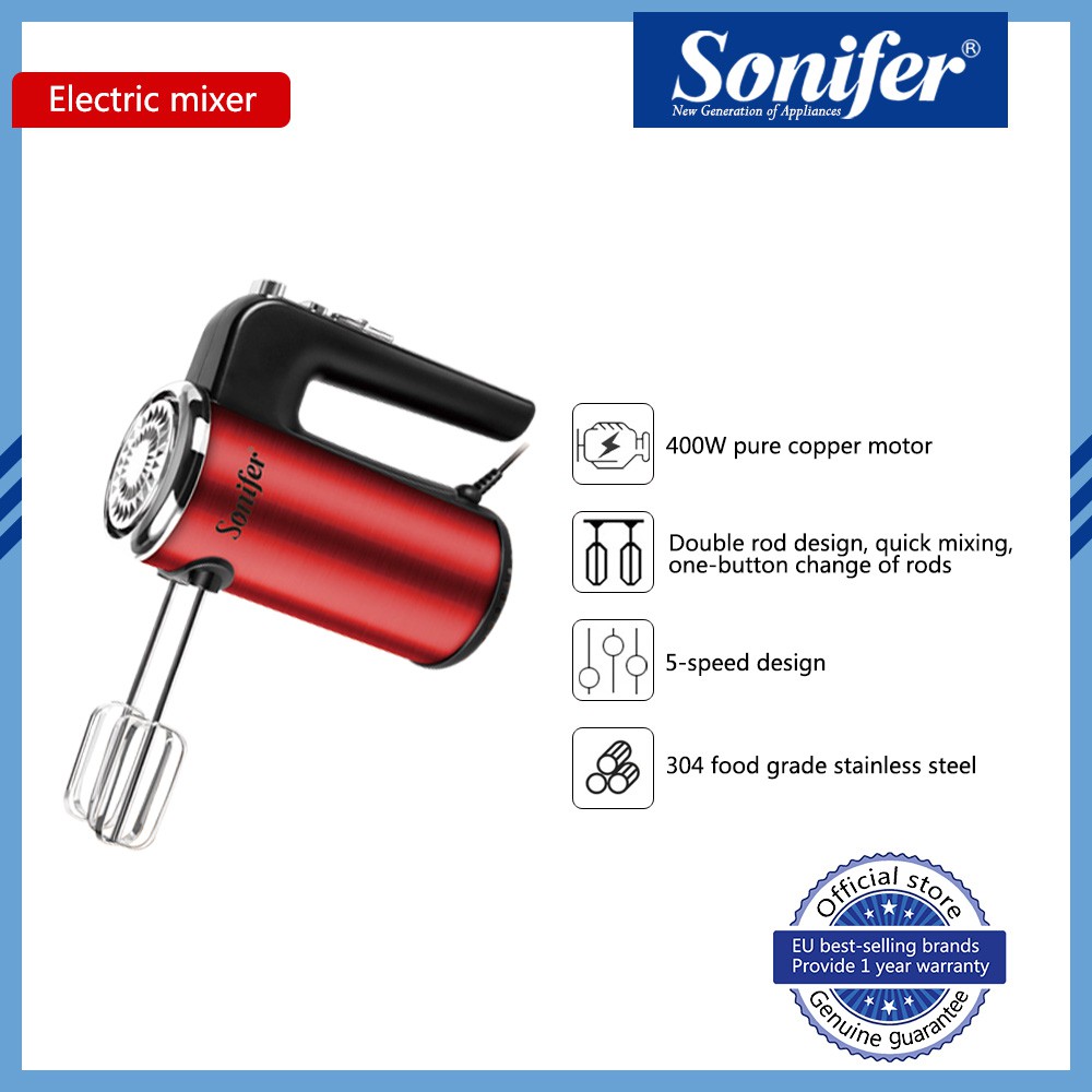 Sonifer Store 5Speed Ultra Power Hand Mixer Shopee Philippines