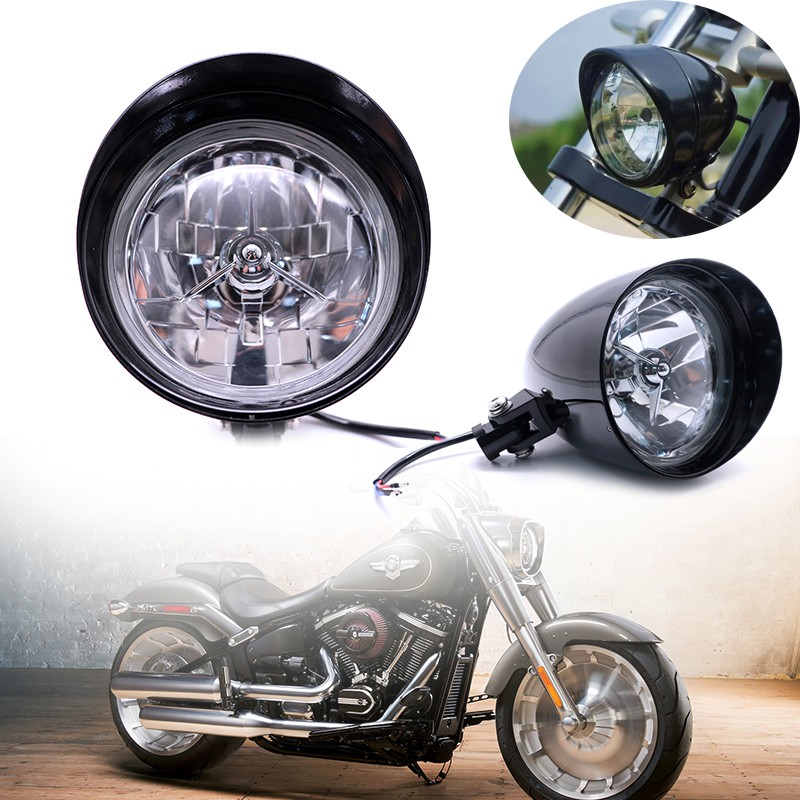 harley bullet headlight housing