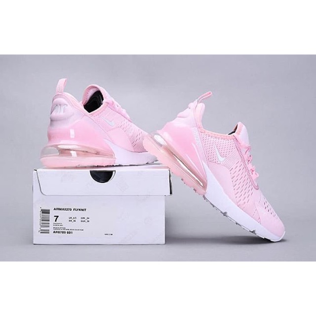 nike air pink and white