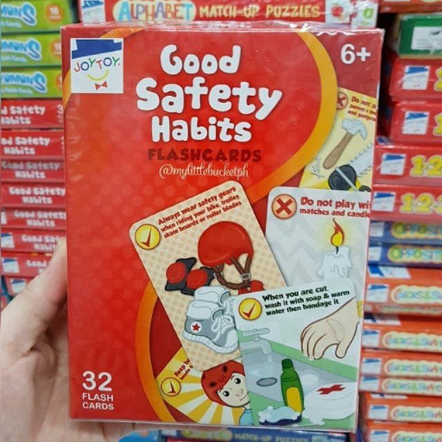 Good Safety Habits Flashcards | Shopee Philippines