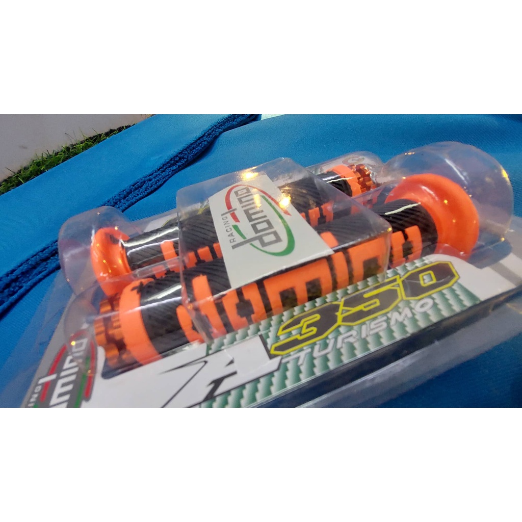 Light Orange Domino Hand Grip V Gamit Sa Motor Panlagay Sa Hand Grip Grip Ng Motor Hand