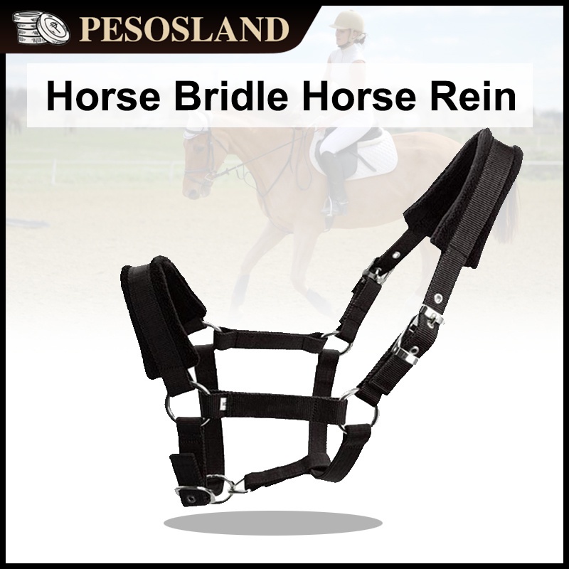 Thicken Pony Horse Halter Head Collar Horse Riding Stable With Soft