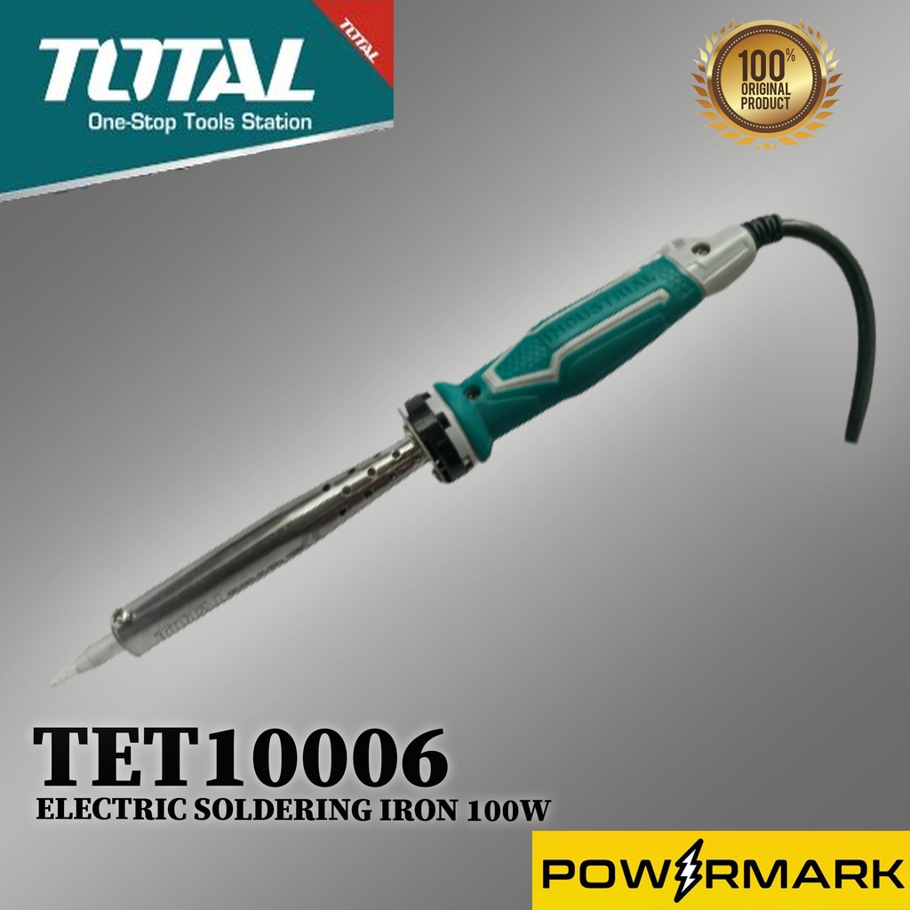 TOTAL TET10006 Electric Soldering Iron 100W {POWERMARK TPT] Shopee