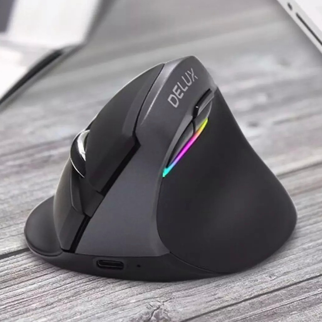 Delux M618 Mini Bluetooth 4.0+2.4 GHz Dual mode Wireless Mouse