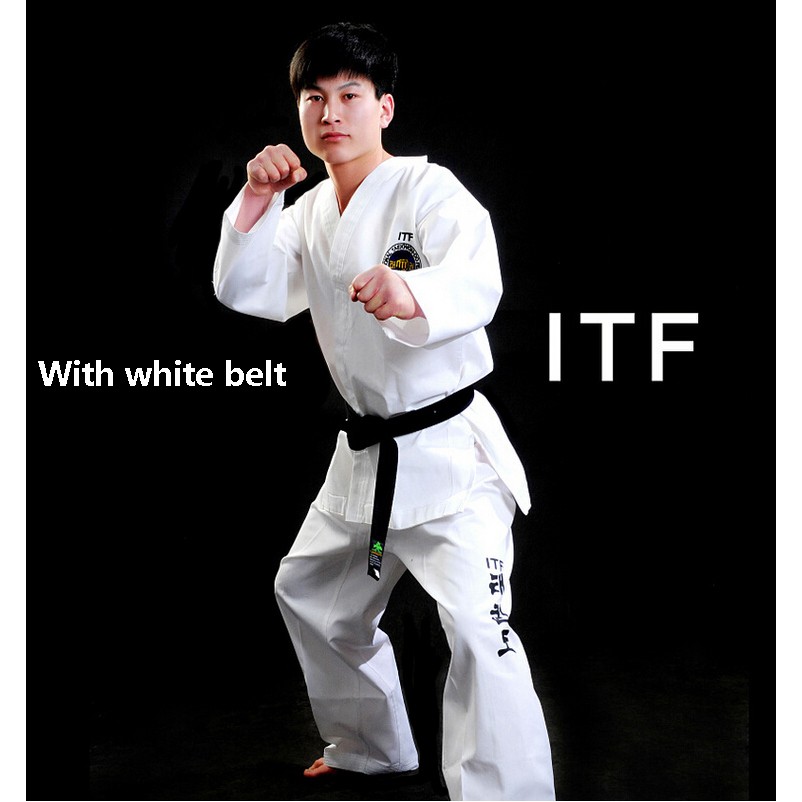 Itf Taekwondo Professional Training Uniform For Kids Adult Shopee Philippines