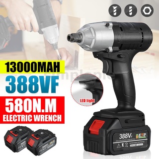 580N.m 388VF 2In1 Electric Impact Wrench Cordless 1/2'' Driver w/ Battery Also For Makìta 18V Battery