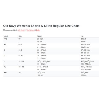 OLD NAVY WOMEN'S SHORTS (ORIGINAL)(MALL PULL-OUT) (PLEASE SEE SIZE ...