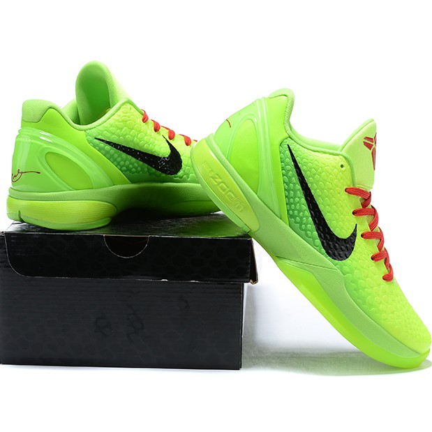 laringe Reconocimiento Cabra 100% Authentic Nike Zoom Kobe 6 Protro Christmas Green Air Cushion Sports  Basketball Shoes For Men | Shopee Philippines