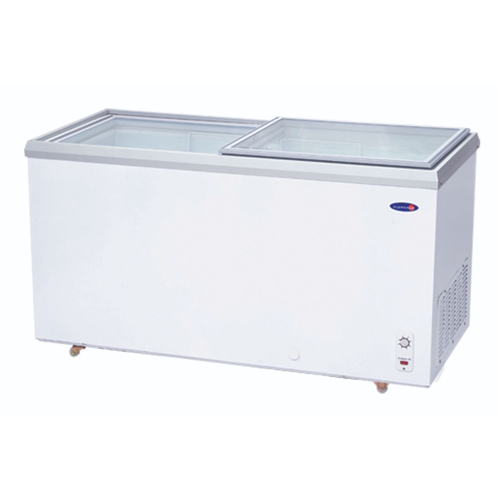 Fujidenzo 18 Cu Ft Sliding Glass Top Chest Freezer Fd 18adf White Shopee Philippines