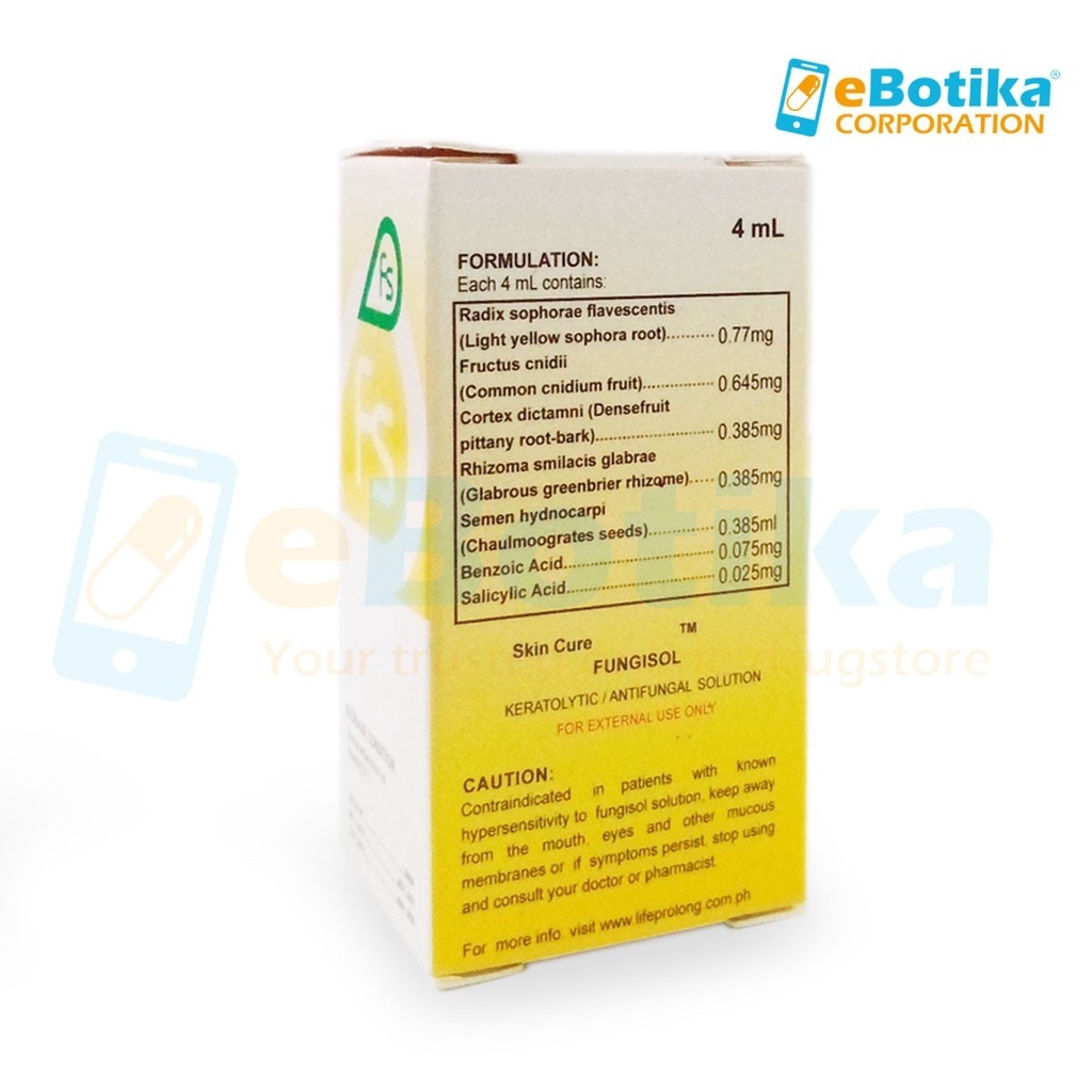 Fungisol Solution 4ml Shopee Philippines