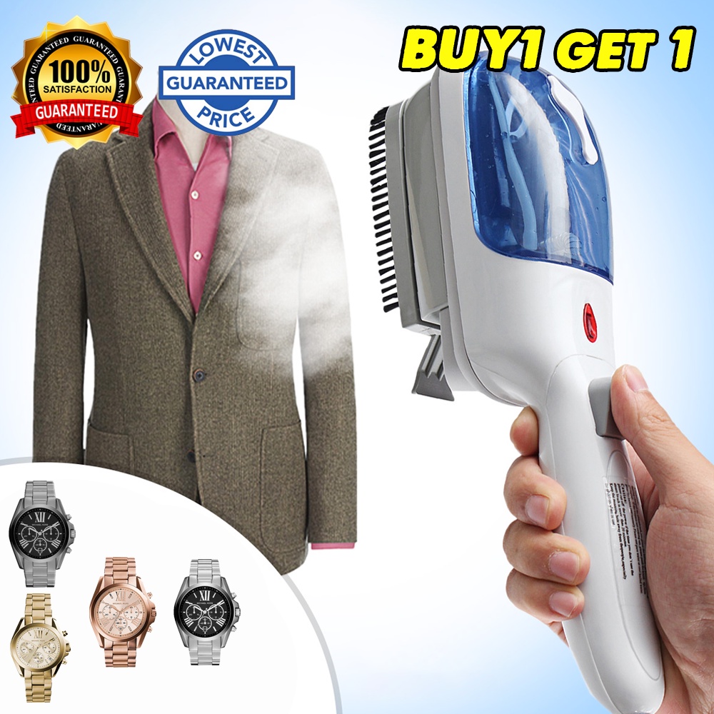 Portable Iron Steamer Pro plus FREE Watch Shopee Philippines