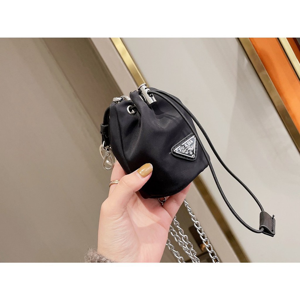 prada mini drawstring bag