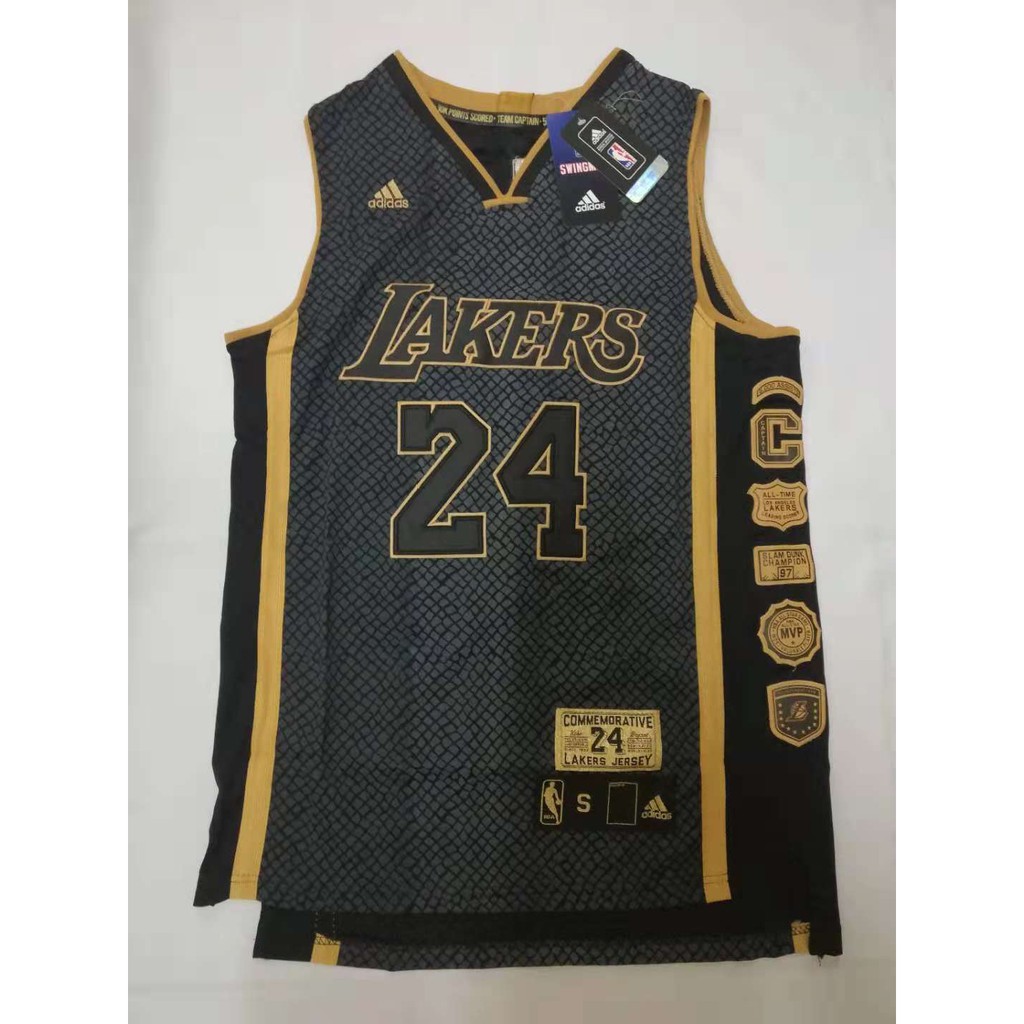lakers jersey gray
