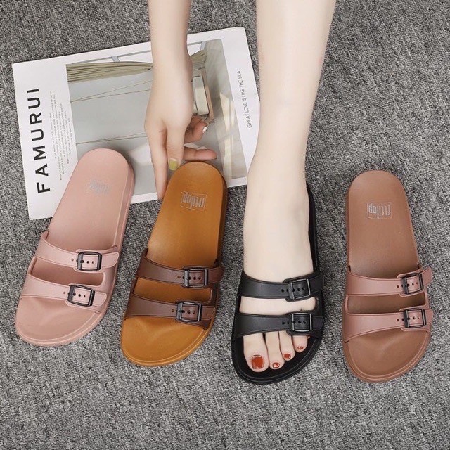 new fashion Summer muffin thick bottom sandals slides for women ...