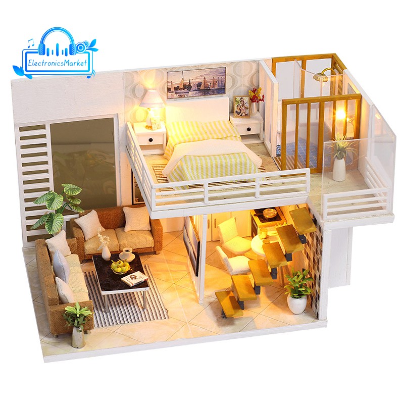 handmade wooden dolls house