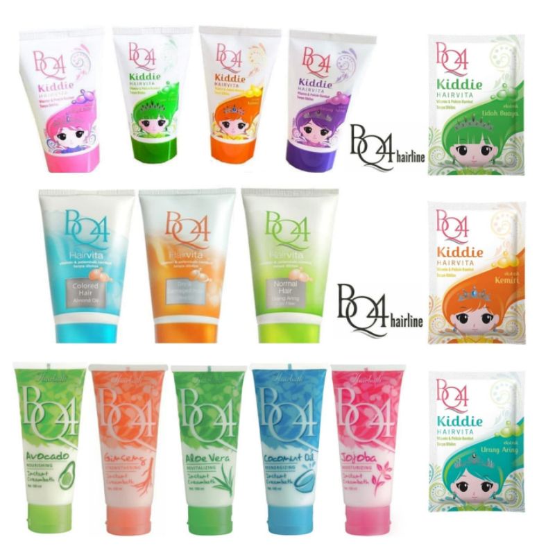 Bq4 Kiddie Hairvita Instant Hair Creambath Vitamins & Smooth Hair No