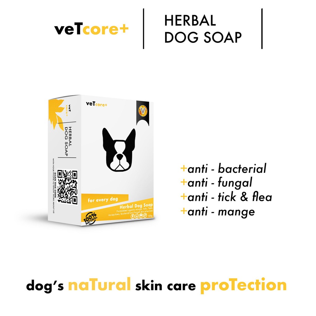 Vet Core+ Premium Herbal Dog Soap 120g | Shopee Philippines