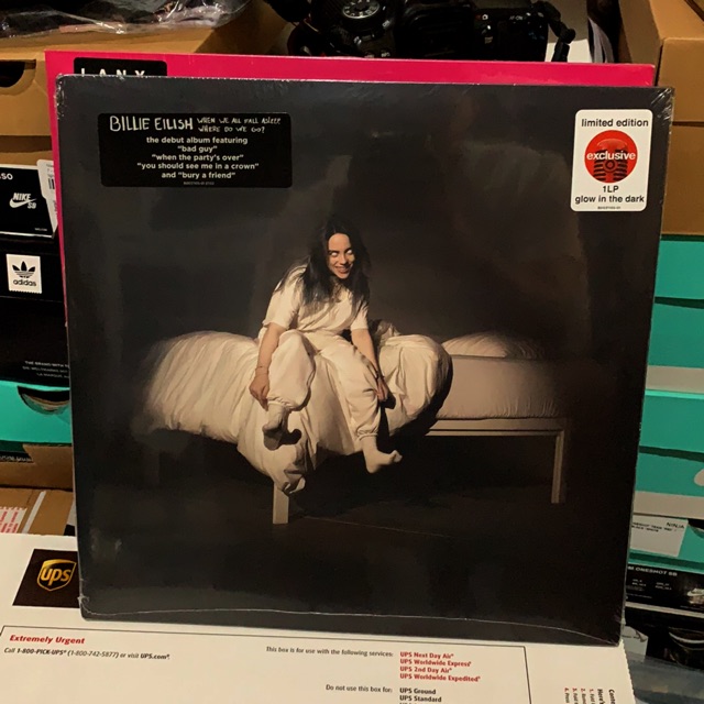 Billie Eilish When We All Fall Asleep Where Do We Go 2019 Baby Blue Vinyl Discogs