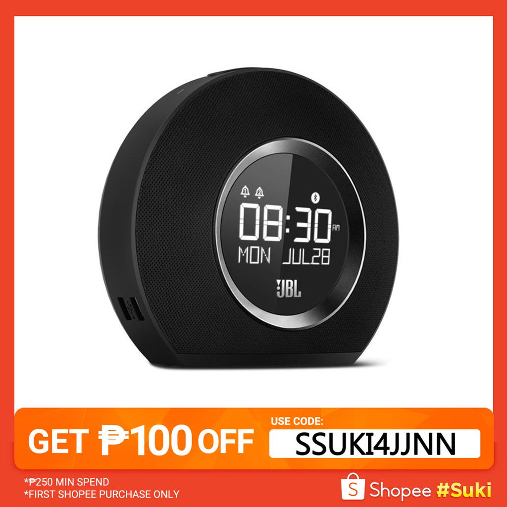 JBL Horizon Bluetooth Clock Speaker with USB Charging and Ambient Light