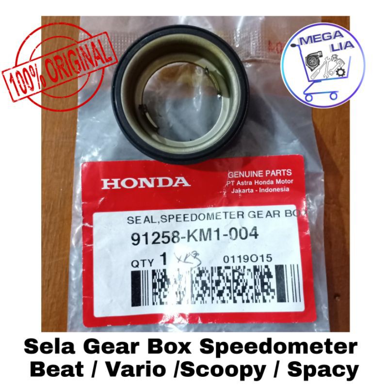 Seal Gear Box Speedometer Ring Plate Beat Fi Spacy Scoopy Fi Esp Vario 110 100 Ori Honda Shopee Philippines