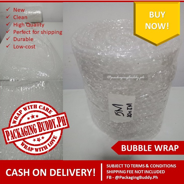 Bubble Wrap Inches X 5 5 Yards Or 5 Meters Retail Tingi Per Roll Packagingbuddy Ph Shopee Philippines