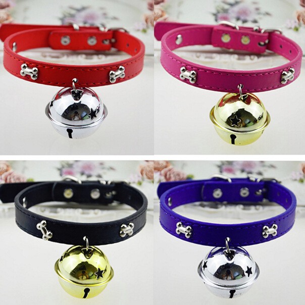 Ready StockBone Collar with Big Bell, 4cm In Diameter, Cute Chao Meng, Pet Dog, Cat and Cat Access #3