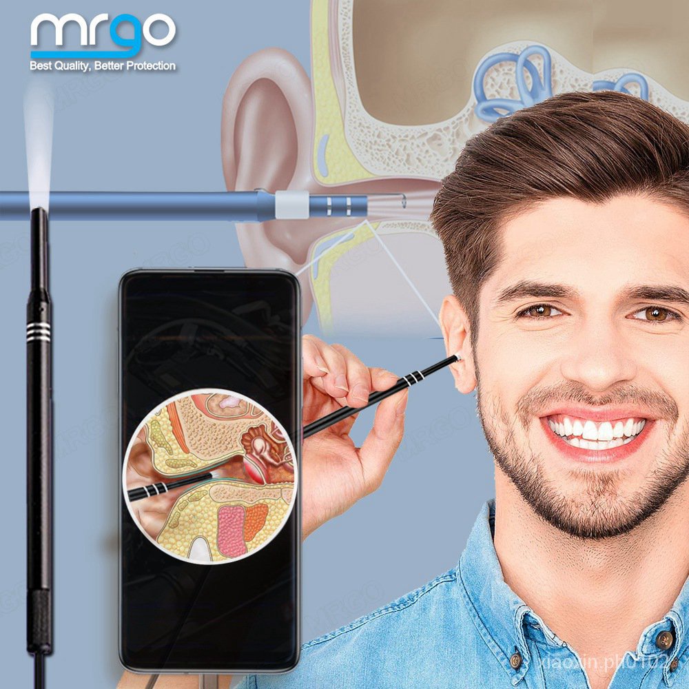 Clean Ear Endoscope Camera Mini Borescope Mobile Otoscope Probe Micro