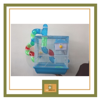 COLLAPSABLE TUNNEL HAMSTER CAGE (AVAILABLE IN THREE COLORS) #2