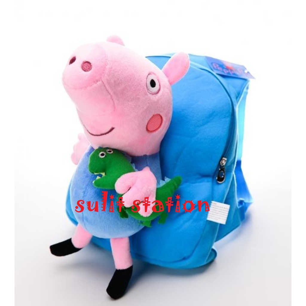 peppa pig plush backpack